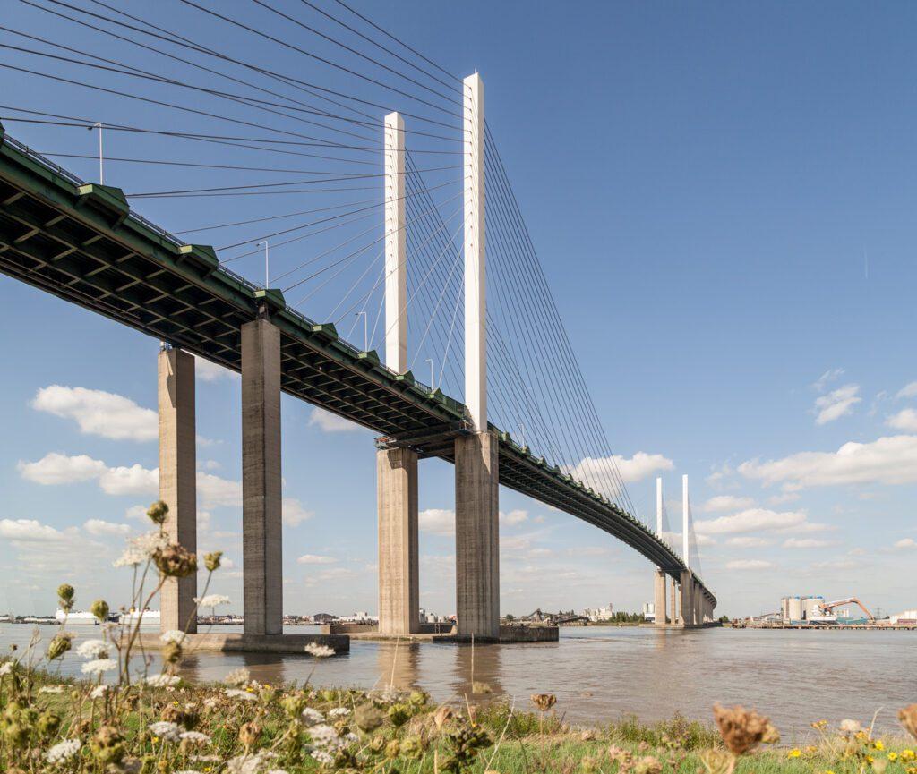 QEII Bridge over the River Thames, Dartford.
